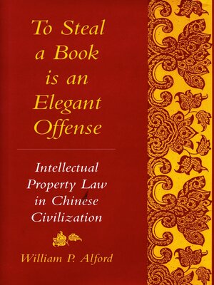 cover image of To Steal a Book Is an Elegant Offense